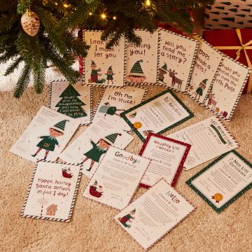Personalised Elf Activity Card Pack