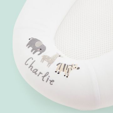 Personalised Purflo White Safari Design Sleep Tight Baby Bed