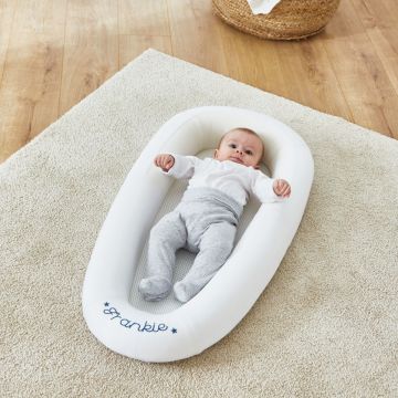 Personalised Purflo White Star Design Sleep Tight Baby Bed