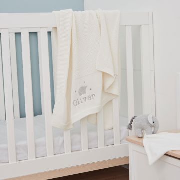 Personalised Ivory Elephant Shawl