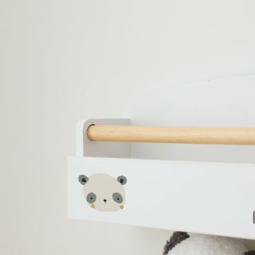 Personalised Koala and Panda Picture Shelf