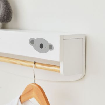 Personalised Koala and Panda Hanging Storage Shelf