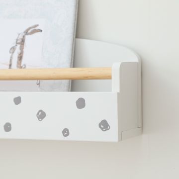Personalised Polka Dot Picture Shelf