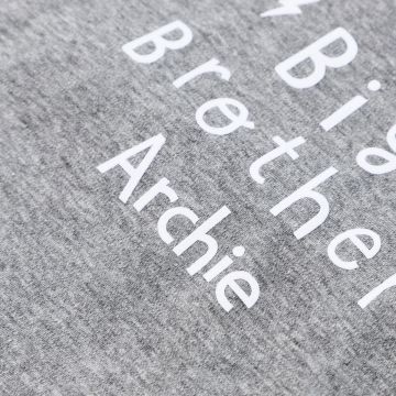 Personalised Grey Big Brother T-Shirt