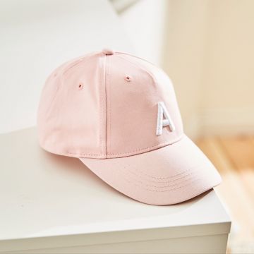 Personalised Pink Initial Baseball Cap