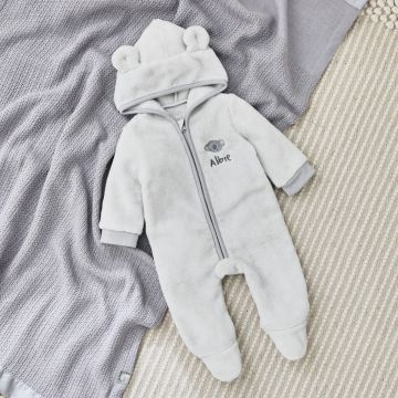 Personalised Koala Design Grey Fleece Onesie