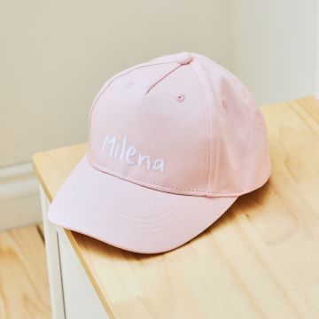 Personalised Name Pink Baseball Cap