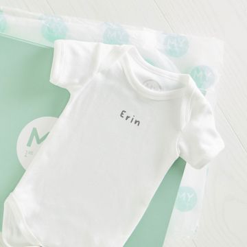 Personalised White Bodysuit