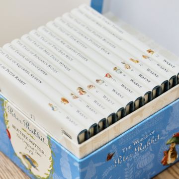 Personalised The World of Peter Rabbit 12 Book Gift Box 