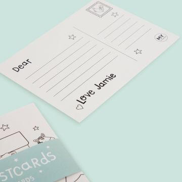 Personalised Colour In Postcard Pack