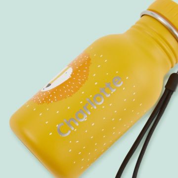 Personalised Trixie Yellow Lion Water 350ml Bottle