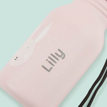 Personalised Trixie Pink Bunny 350ml Water Bottle