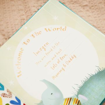 Personalised Welcome to the World Book