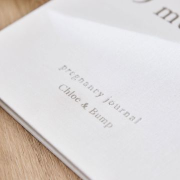 Personalised 9 Month Pregnancy Journal