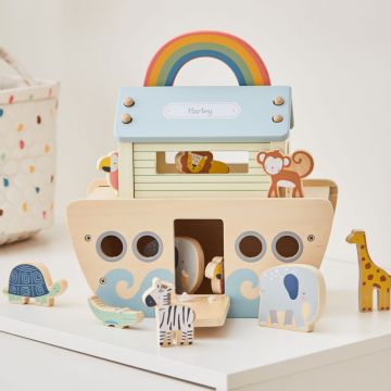 Personalised Wooden Animal Ark Play Set FSC®