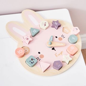 Personalised Bunny Clock Puzzle FSC®