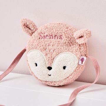 Personalised Pink Fawn Handbag