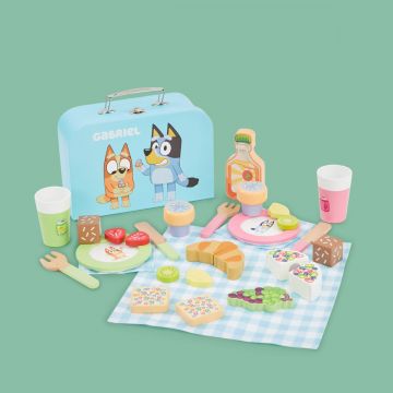 Personalised Bluey 26 Piece Picnic Playset