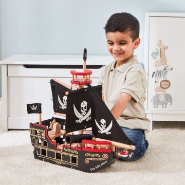 Personalised Le Toy Van Barbarossa Pirate Ship