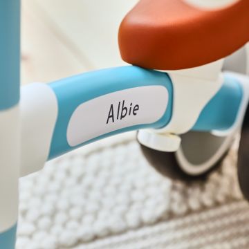 Personalised Hape Blue Balance Bike