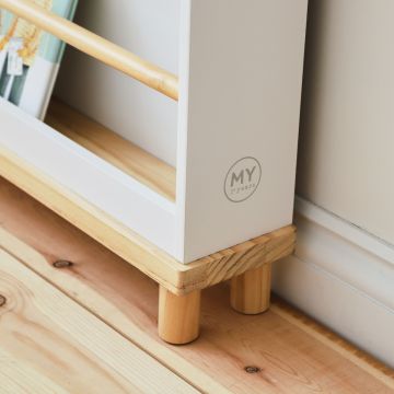 Personalised Koala Design White Bookcase