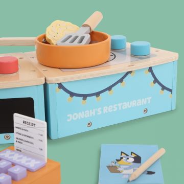 Personalised Bluey Fancy Restaurant Playset