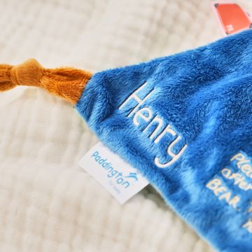 Personalised Paddington Bear Comforter
