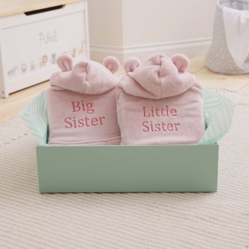 Matching Pink Sibling Robe Set