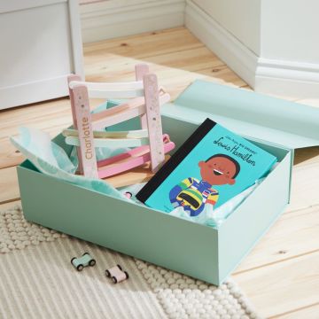 Personalised Little Racer Read and Play Set