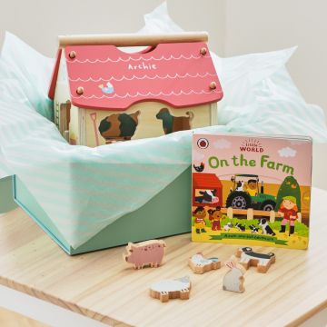 Personalised Farmyard Read and Play Set