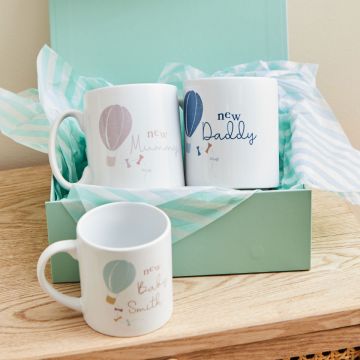 Personalised New Family Mug Set