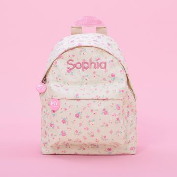 Personalised Ditsy Print Classic Mini Backpack