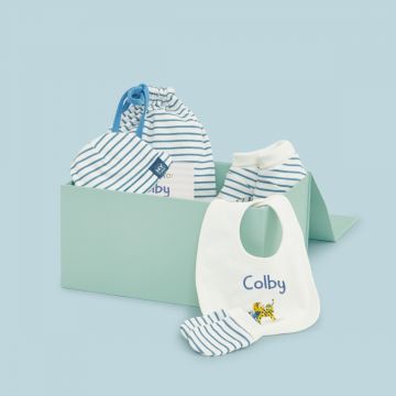 Personalised Really Wild Baby Accessory Set