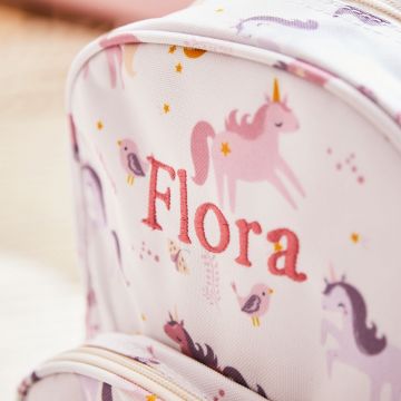 Personalised Unicorn Print Mini Backpack