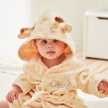 Personalised Giraffe Towelling Robe