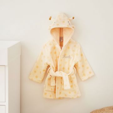Personalised Giraffe Towelling Robe