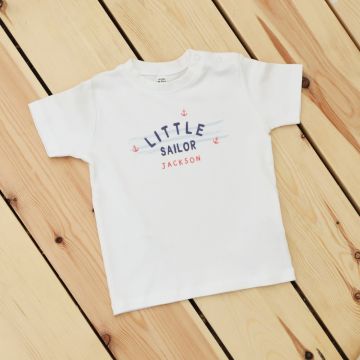 Personalised Little Sailor T-Shirt