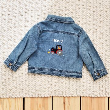 Personalised Farmyard Denim Jacket