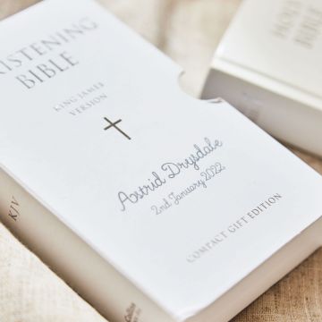 Personalised Christening Holy Bible