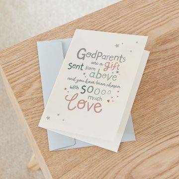Personalised Godparents Are A Gift Greetings Card