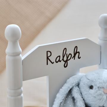 Personalised Grey Star Children's Rocking Chair 