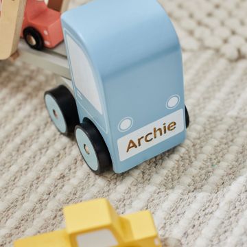 Personalised Transporter Lorry Wooden Toy