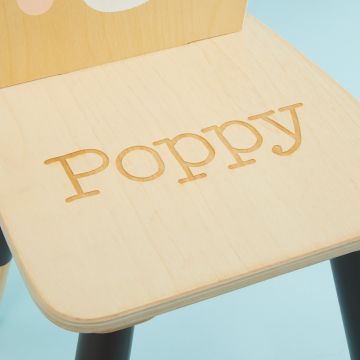 Personalised Bear Design Children's Chair
