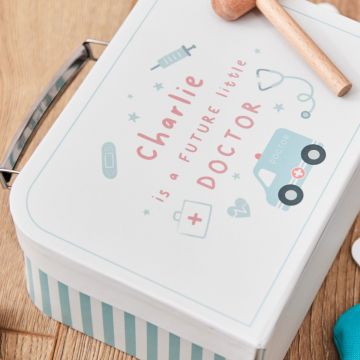 Personalised Doctor's Kit Play Set with Carry Case