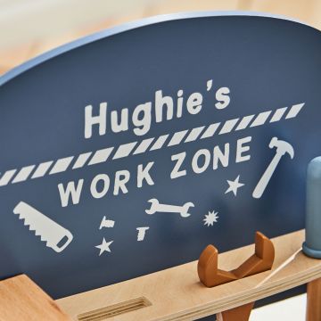 Personalised Wooden Tool Bench Play Set FSC®