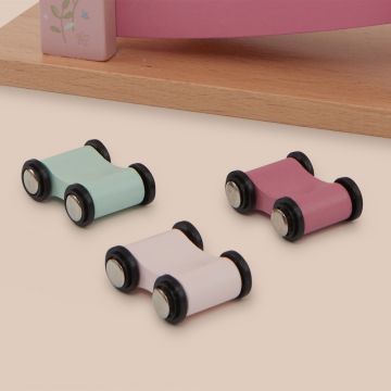 Personalised Pink Car Ramp Wooden Toy FSC®