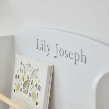 Personalised My 1st Years White Bookcase