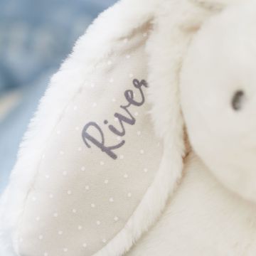Personalised Will You Be My Pageboy White Bunny Soft Toy