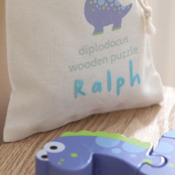 Personalised Dinosaur Wooden Puzzle