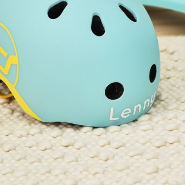 Personalised Scoot and Ride Blue Highway Kick 1 Scooter & Helmet Gift Set